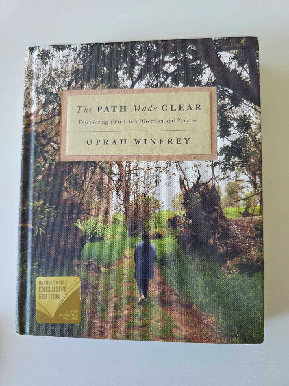 NWOT ~ The Path Made Clear by Oprah Winfrey - Green Scenic Hardcover